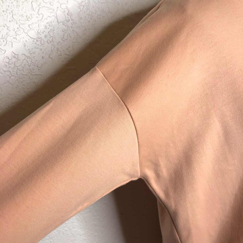 Eileen Fisher light orange apricot sweatshirt knit top size Petite Medium PM - Picture 5 of 15
